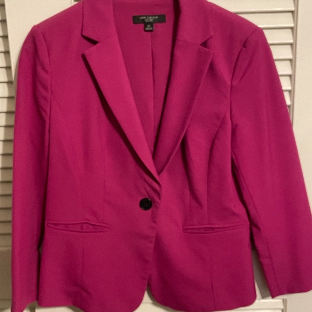 Ann Taylor Pink Suit Jacket